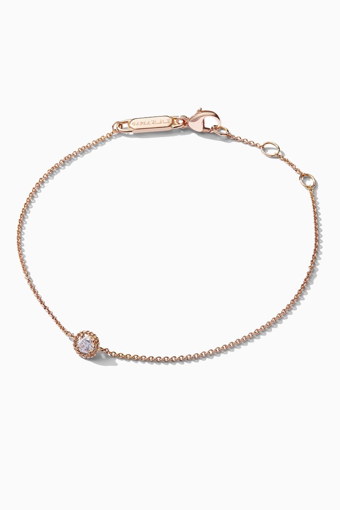 

Salasil Bracelet with Diamond in 18kt Rose Gold, Small