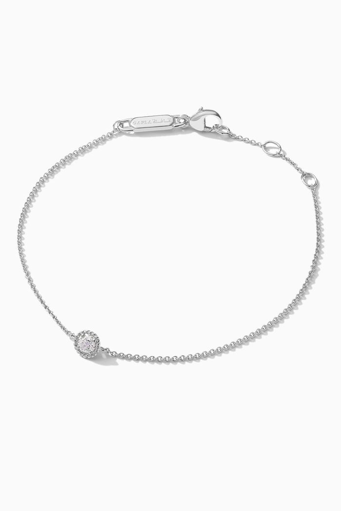 

Salasil Bracelet with Diamond in 18kt White Gold, Small