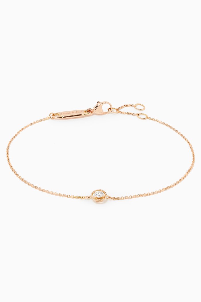 

Salasil Bracelet with Diamond in 18kt Yellow Gold, Medium