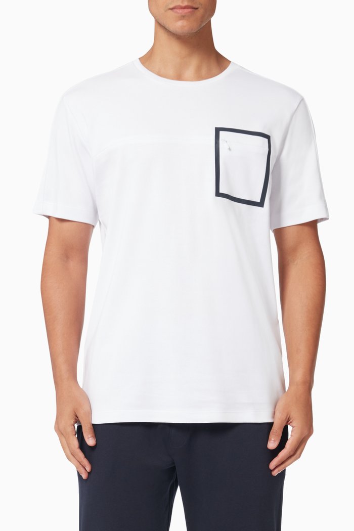 

Interlock T-shirt in Organic Cotton, White