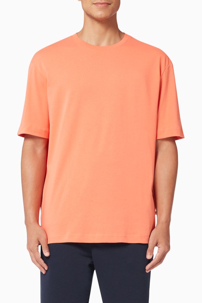 

Loose Fit T-shirt in Organic Cotton, Orange