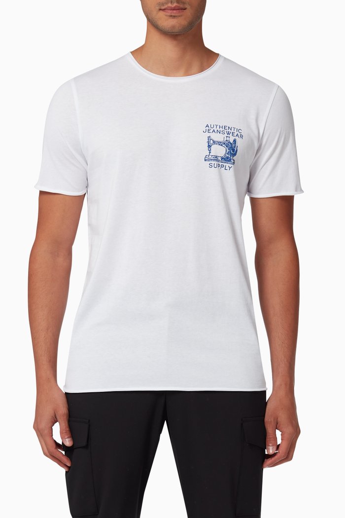 

Artwork T-Shirt in Organic Cotton, White