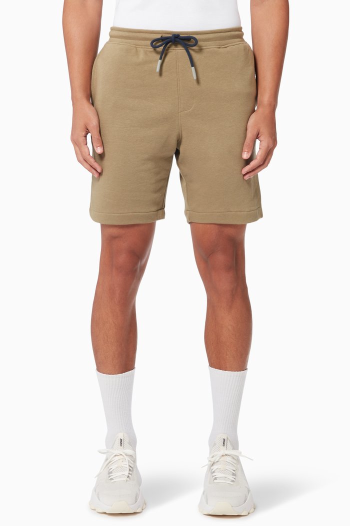 

Contrast Strings Sweatshorts in Organic Cotton, Neutral