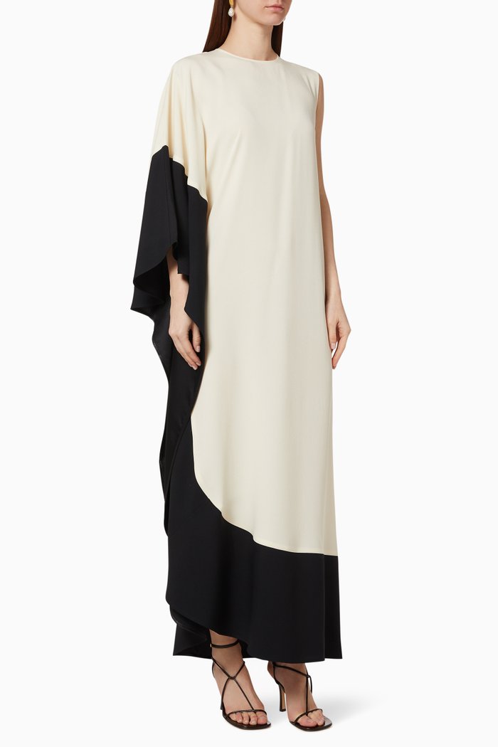 

Bianca One-Shoulder Asymmetrical Dress, White