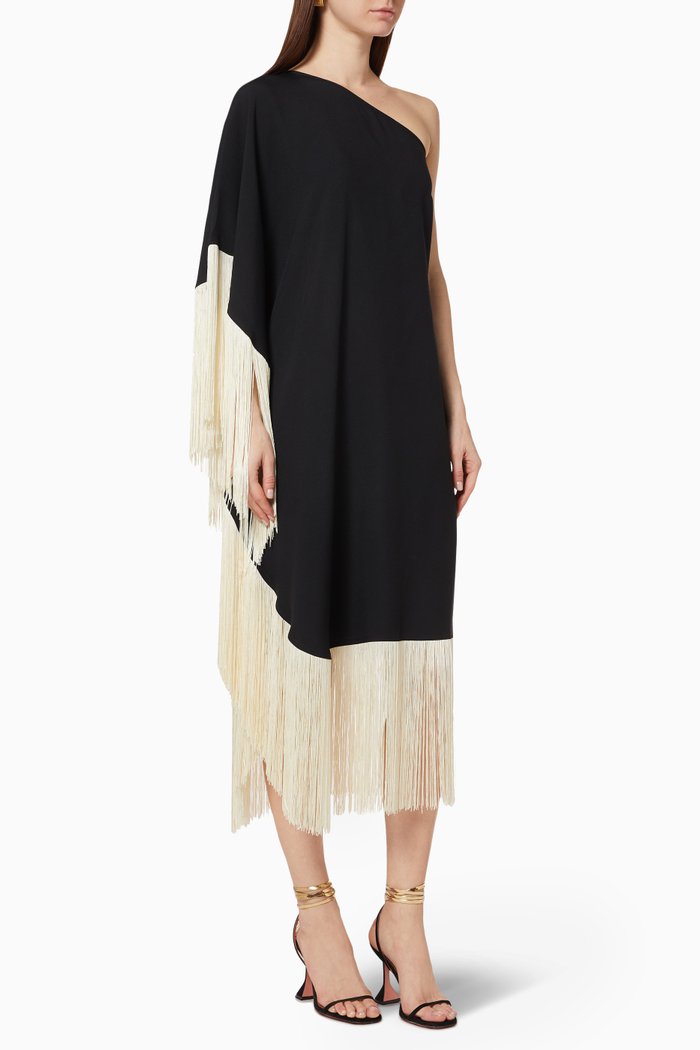 Piccolo Ubud One-Shoulder Dress, Black