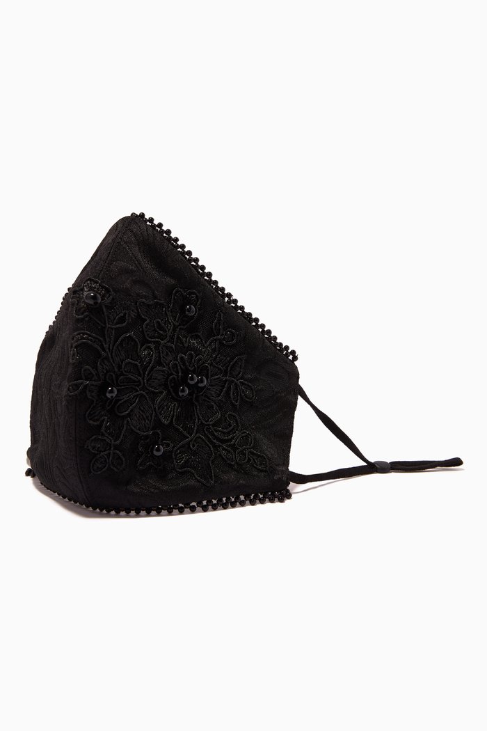 

Dahlia Face Mask, Black