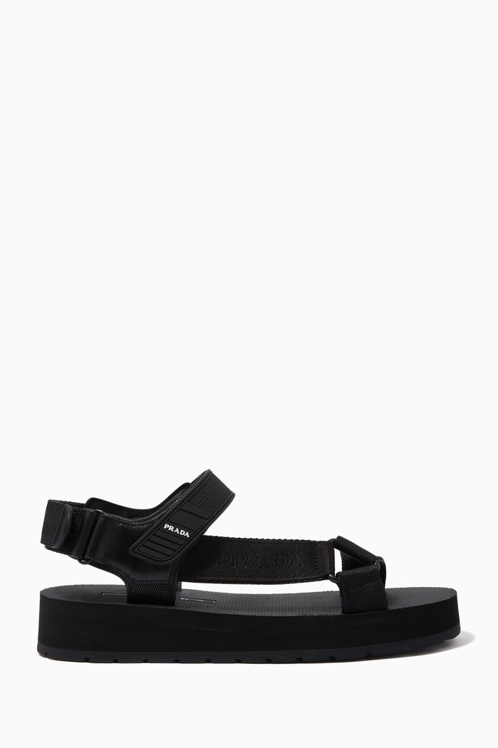 

Nomad Sandals in Nylon, Black