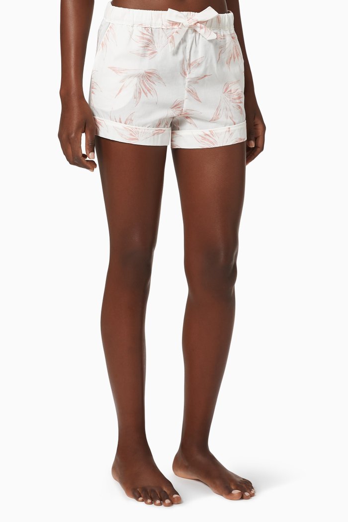 

Deia Cotton Pyjama Shorts, Multicolour