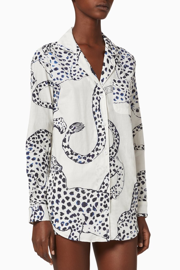 

The Jag Signature Cotton Pyjama Set, Black