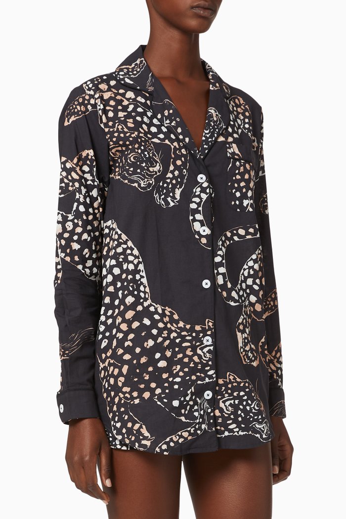 

The Jag Signature Cotton Pyjama Set, Multicolour