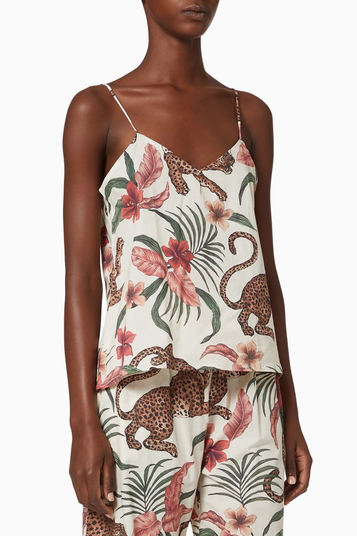 

Soleia Cotton Cami Top, Multicolour