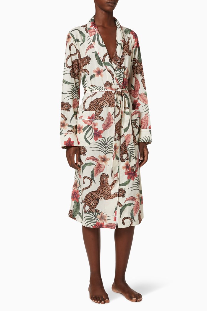 

Soleia Cotton Robe, Multicolour