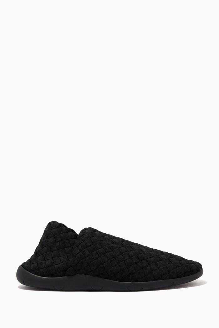 

Sneakers in Intrecciato Elastic, Black
