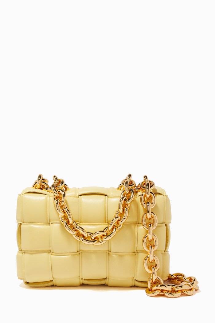 

The Chain Cassette in Nappa, Yellow