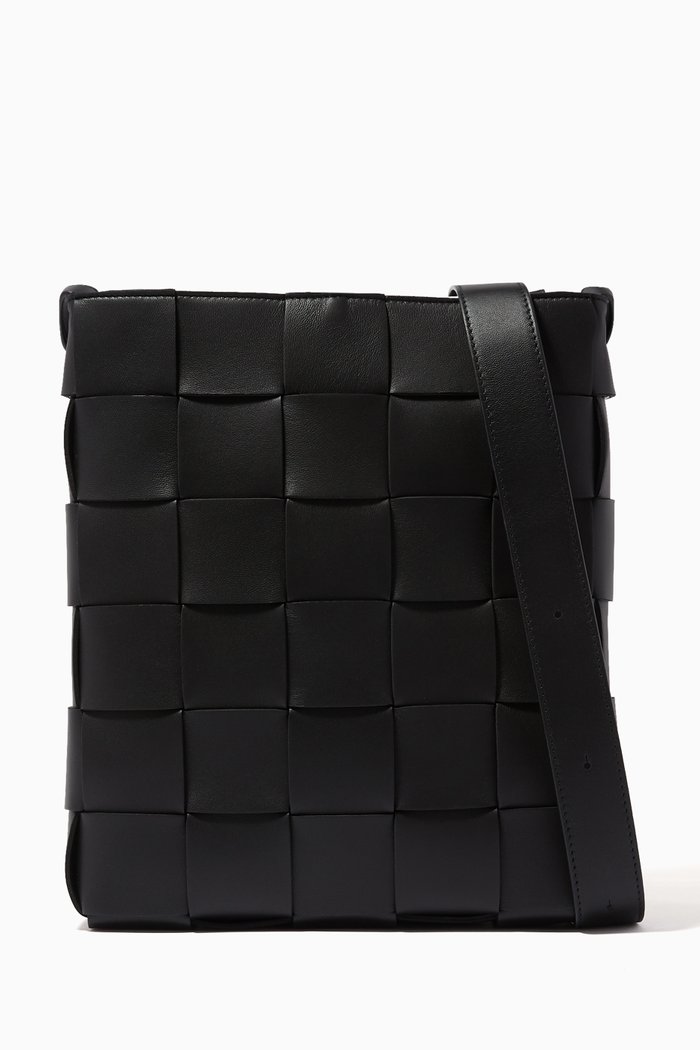 

Cassette Messenger in Nappa, Black