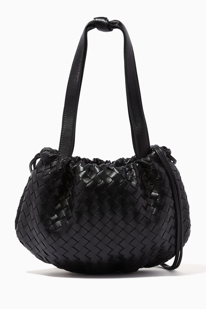 

The Small Bulb Bag in Intrecciato Nappa, Black