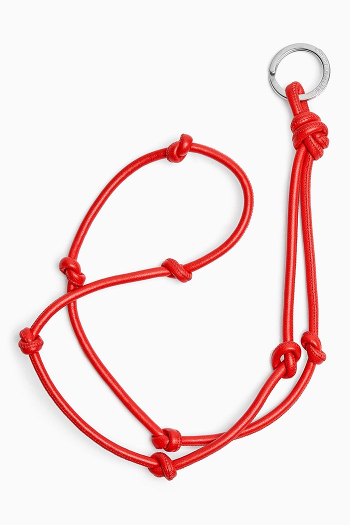 

Key Ring in Nappa, Red