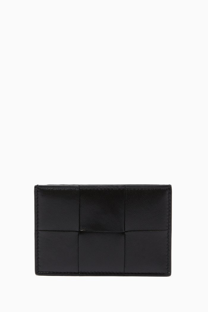 

Card Case in Intrecciato Nappa, Black