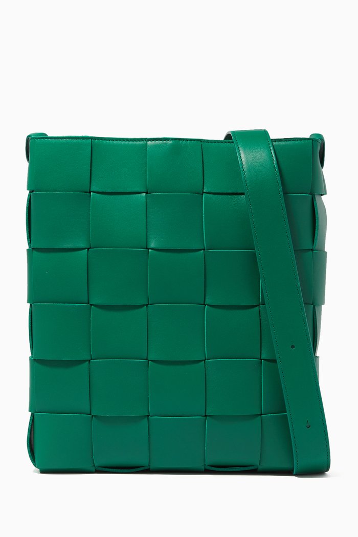 

Cassette Messenger in Nappa, Green