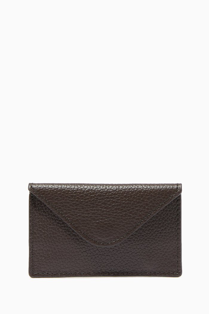 

Envelope Card Holder in Leather, Brown