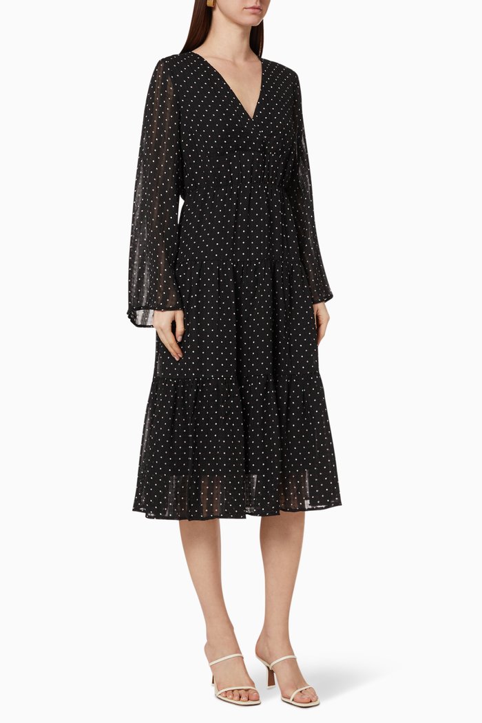 

Yasdorthe Polka Dot Dress, Black
