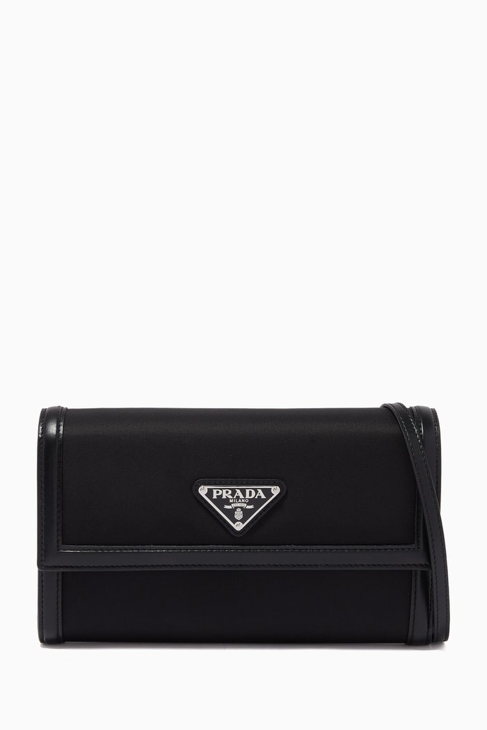 

Small Shoulder Bag in Nylon, Black