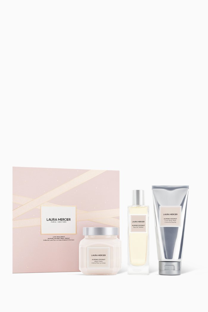 

Luxe Indulgence Almond Coconut Body Triplet Set, Multicolour