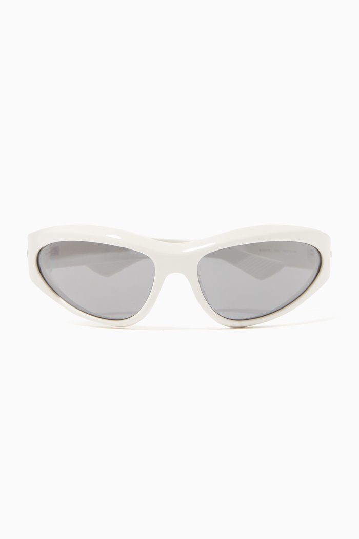 

Wraparound Sunglasses, White