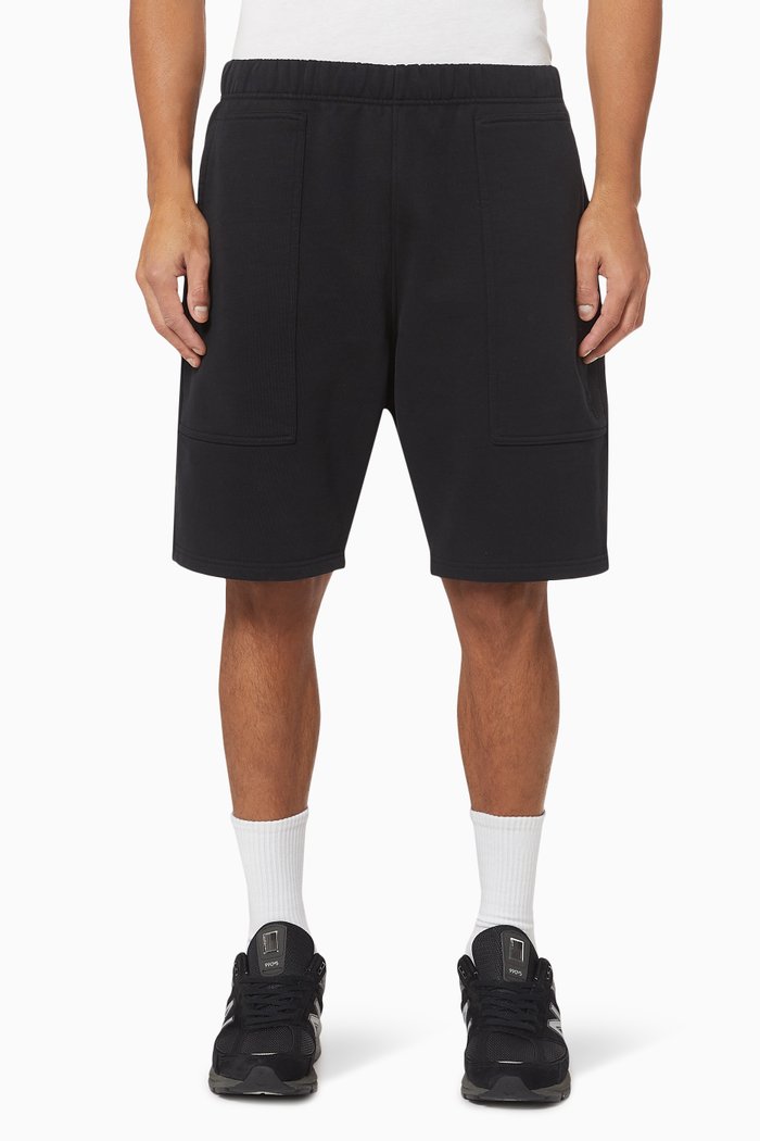 

Logo Cotton Shorts, Black