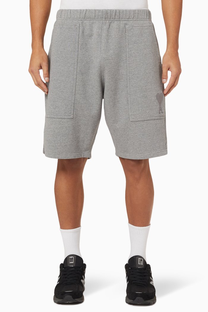 

Ami de Coeur Organic Cotton Track Shorts, Grey