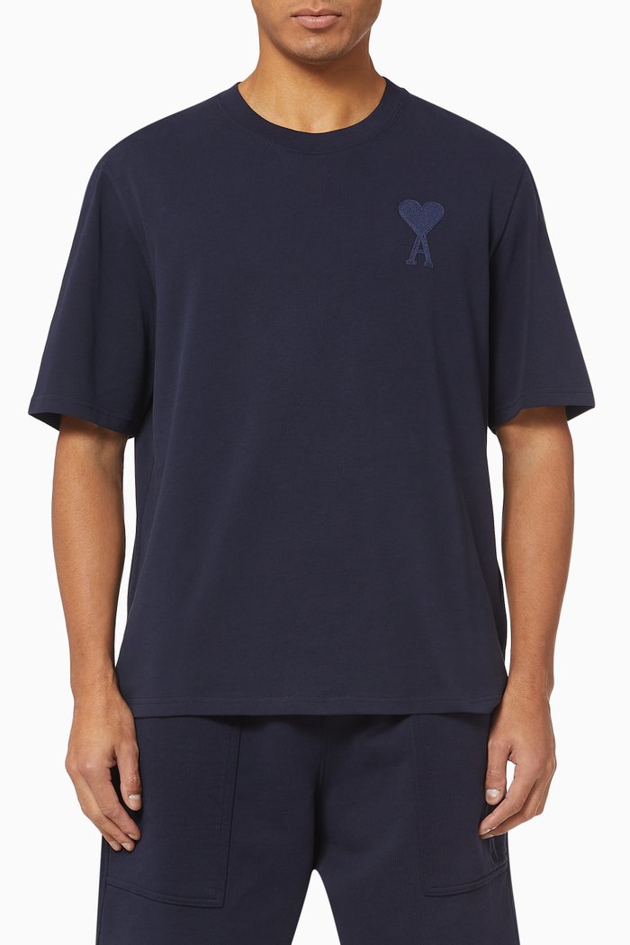 

Ami de Coeur Logo Cotton T-Shirt, Blue