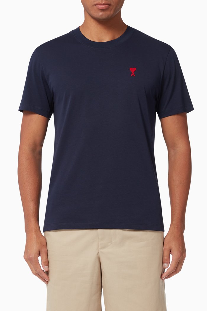 Ami de Coeur Organic Cotton T-Shirt, Blue