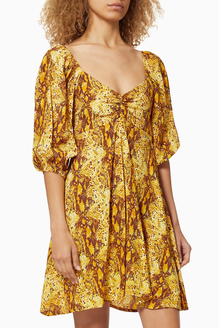 

Martine Crêpe Mini Dress, Multicolour