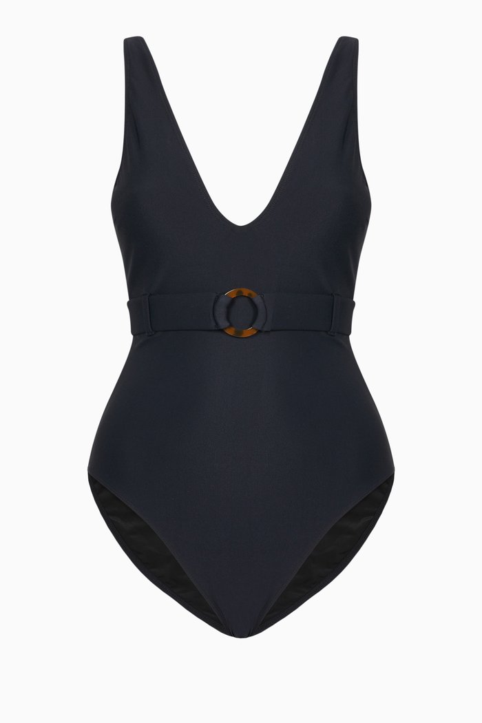 

Delhi One-Piece Swimsuit, Black