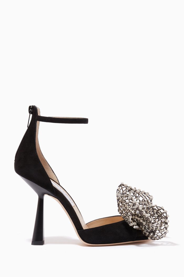 

Mana 100 Sandals in Suede, Black