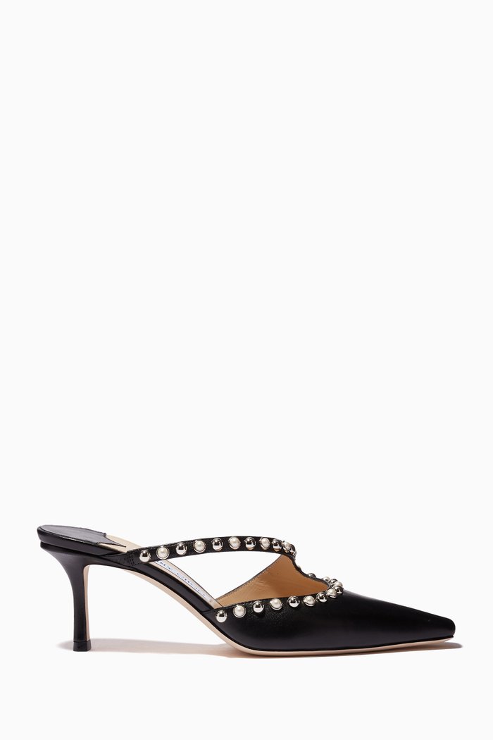 

Ros 65 Mules in Nappa, Black