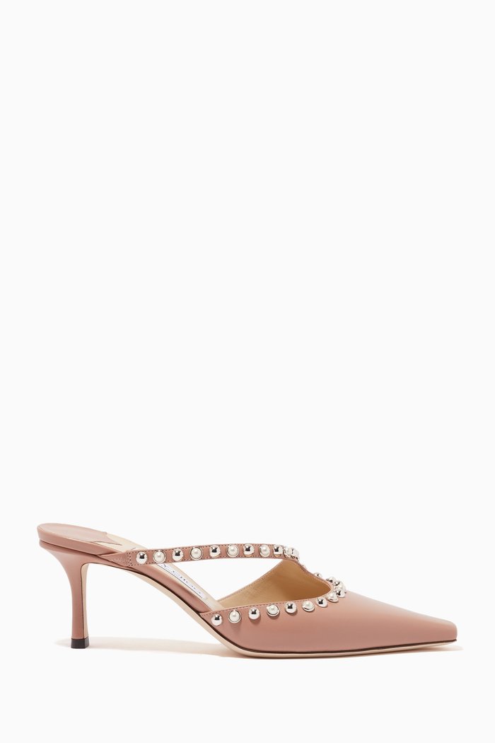 

Ros 65 Mules in Nappa, Pink