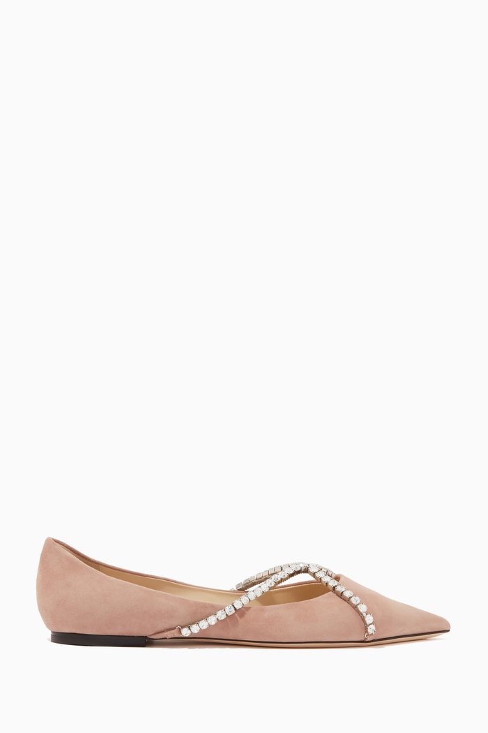 

Genevi Flats in Suede, Pink
