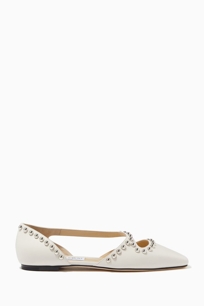 

Joezie Flats in Nappa, White