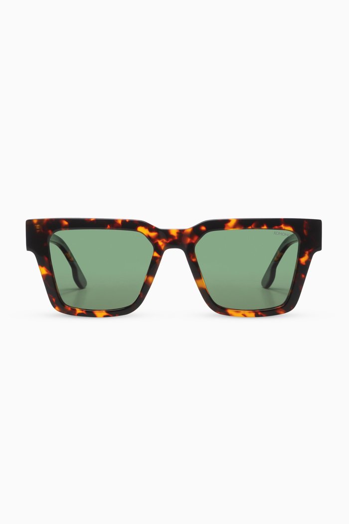 

Bob Tortoise Square Sunglasses in Acetate, Brown