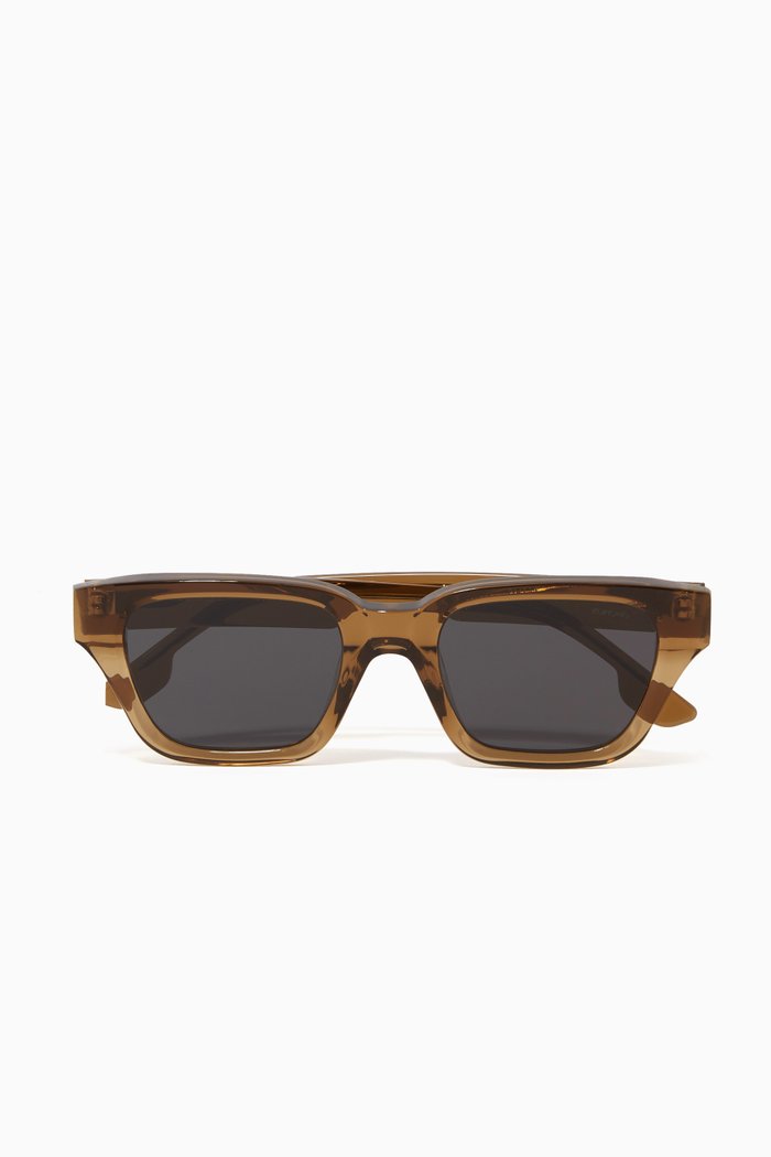 

Brooklyn Wayfarer Frame Sunglasses, Brown