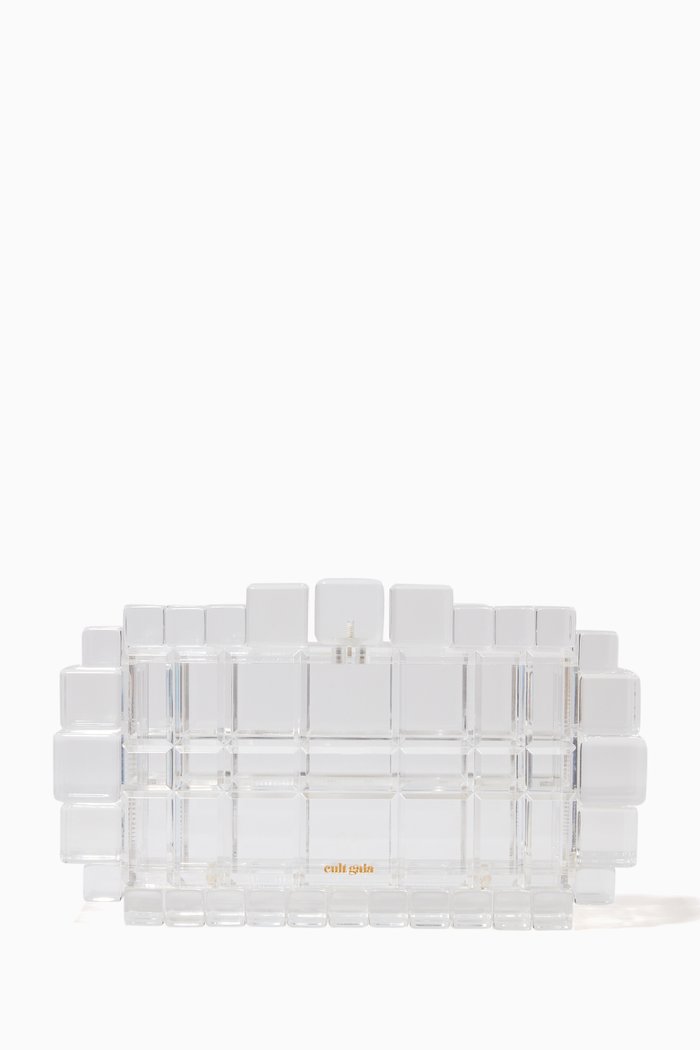 

Eden Clutch in Acrylic, White
