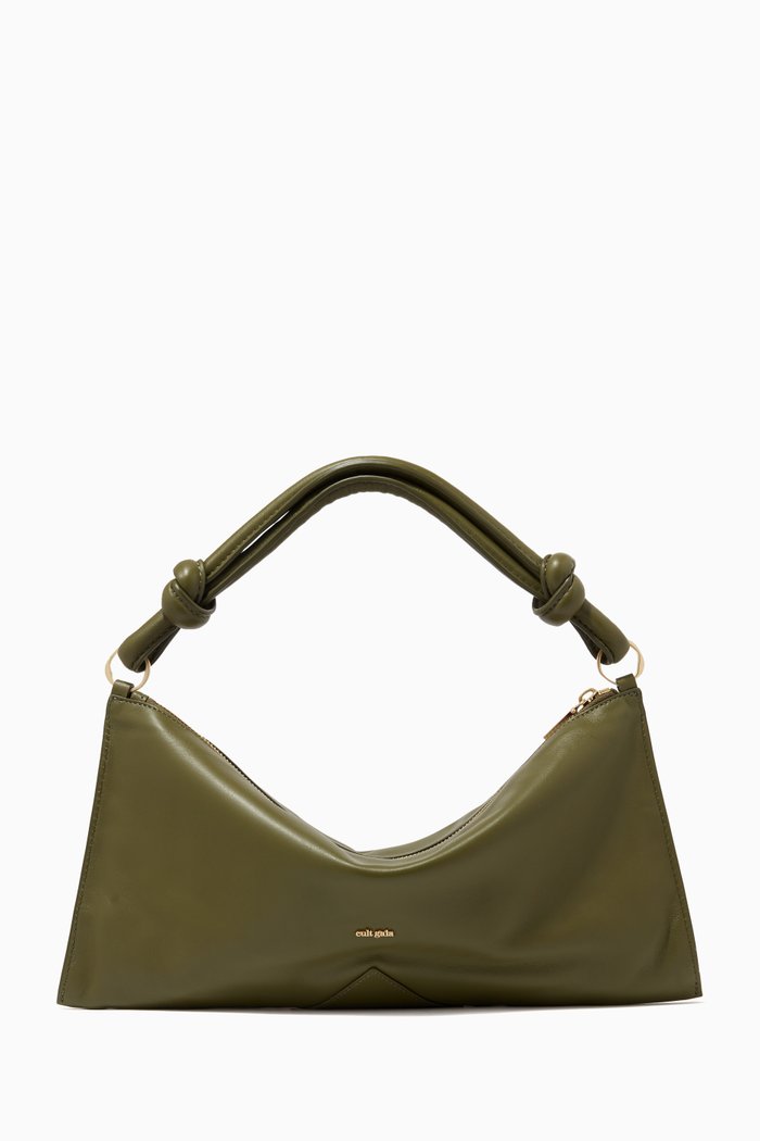 

Mini Hera Shoulder Bag in Nappa, Green