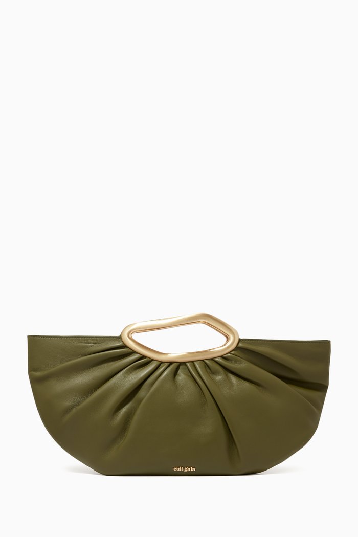 

Jada Clutch in Nappa, Green