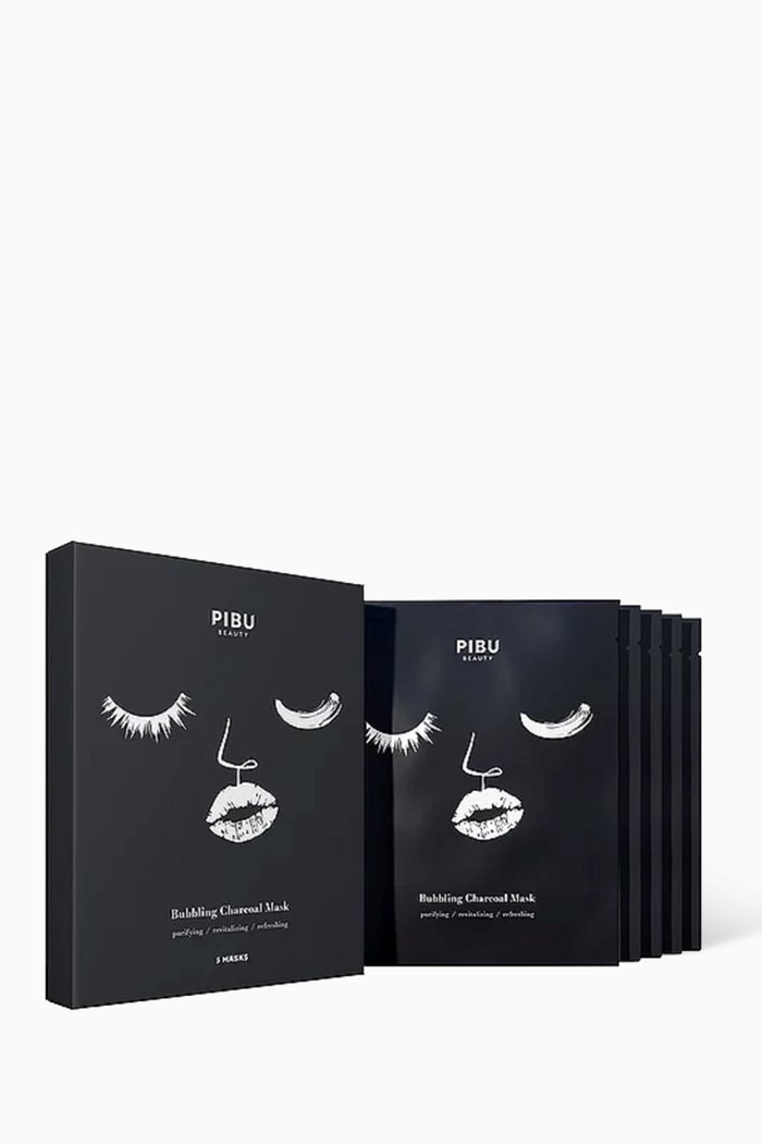 

Bubbling Charcoal Mask Set, 5 x 27g, Multicolour