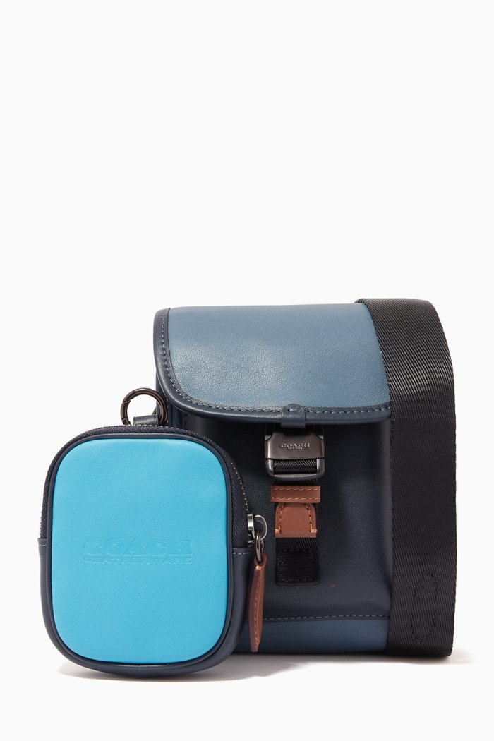 Charter Crossbody Bag with Hybrid Pouch in Signature Canvas, Multicolour