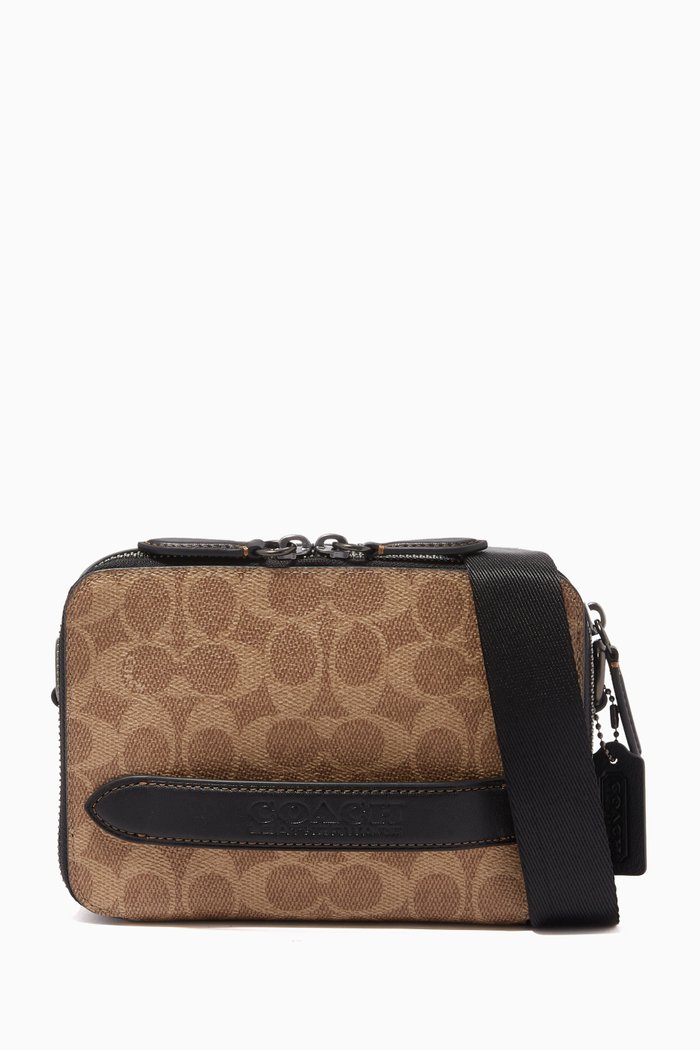 

Charter Crossbody in Signature Canvas, Neutral