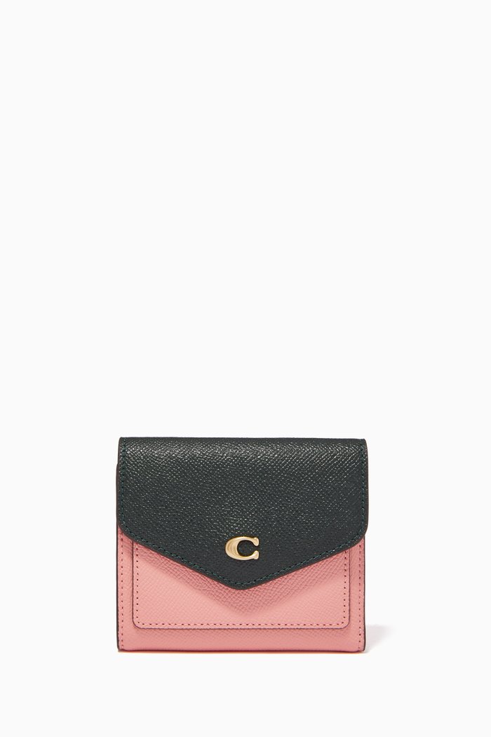 

Small Wyn Wallet in Crossgrain Leather, Green