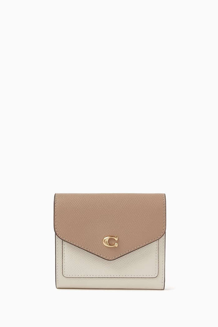 

Small Wyn Wallet in Crossgrain Leather, Multicolour