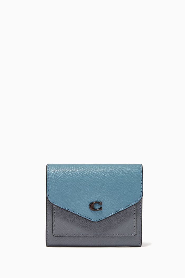 

Small Wyn Wallet in Crossgrain Leather, Multicolour